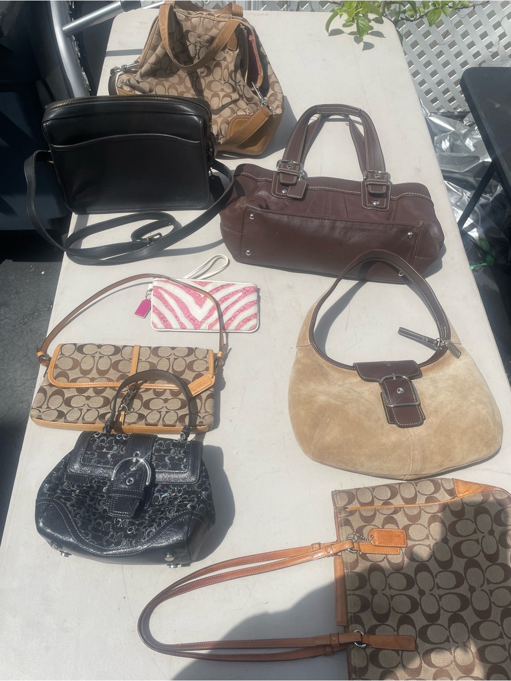 Coach bags bundle lot of 8